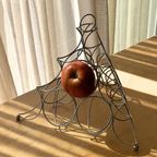 Vintage Stainless Steel Wire Pyramid Fruit Basket thumbnail 5