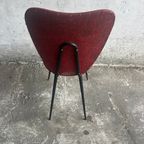 Pair Of Mid-century Red Dining Chairs thumbnail 7