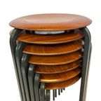 Vintage Kruk Werkkruk - Eromes Marko - 60'S Minimalist Design thumbnail 21