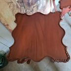 Klassieke Mahoniehouten Bijzettafel, Plantentafel, Console, thumbnail 6