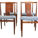 Set 4 Eetkamerstoelen Henning Sorensen Voor Danex 'vordingborg' thumbnail 11