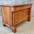 Antieke Empire Ladekast Buffet Commode thumbnail 6