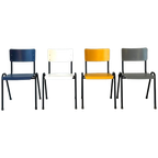 Retro Eettafelstoelen Nieuw Kantinestoelen Horeca Prijs P/st thumbnail 2