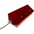 W.L.P. - Red 1960'S Wall Mounted Lamp / Bedside Lamp With Adjustable Shade thumbnail 7