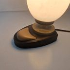 Vintage Space Age Bureau Lamp Met Schakelaar In De Voet thumbnail 3