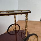 Vintage Barcart Drankenkar Trolley Butlerwagen Bijzettafel 3 thumbnail 10