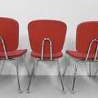 Set Van 5 Vintage Eettafel Stoelen, Diner Style thumbnail 23