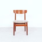 Set Deens Teak Eettafel Stoelen, Viborg Stolefabrik 1960'S thumbnail 5