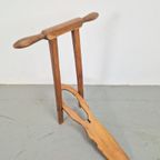 Antiek Engelse Opvouwbare Laarzenknecht, Ca. 1950 Hout thumbnail 6