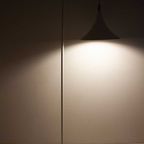 Vloerlamp Wit Met Trompetvormig Kap - Herda Jaren 80 thumbnail 3