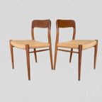 Model 75 Stoelen Van Möller Voor J.L. Möllers Möbelfabrik thumbnail 15