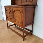 Vintage Landelijke Brocante Keukenkast, Barkast, Wandkast, Buffetkast, Ladekast thumbnail 12