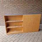 Vintage Schoolkast Room Divider Boekenkast thumbnail 9