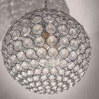 Vintage Hanglamp Met Kristal Glas thumbnail 2
