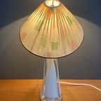 White Murano Glass Table Lamp, 1960S thumbnail 12