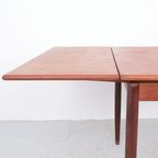 Klein Uitschuifbare Teak Eettafel, 1960S thumbnail 11