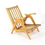 Vintage Fauteuil Eiken Nieuw Gestoffeerd | 2 Beschikbaar 'nederweert' thumbnail 15