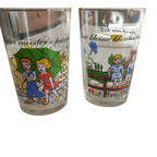 Vintage Limonadeglaasjes Met Kinderliedjes Set Van 2 thumbnail 3