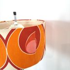 Jaren 70 Vloerlamp Met Gekleurde Kap En Fineer Voet thumbnail 10