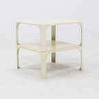 Set Of 2 Demetrio 45 Stackable Tables By Vico Magistretti For Artemide 1960S thumbnail 7