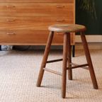 Antieke Eikenhouten Kruk thumbnail 6