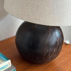 Grote Vintage Keramiek Lamp Brutalist Jaren 60 thumbnail 6