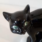 Goebel Porcelein Black Cat Zwarte Kat Beeldje thumbnail 7