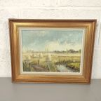 V. Verschelden - Landschap Schilderij thumbnail 2