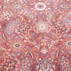 Groot En Luxe Voornamelijk Roze/ Rood Wollen Oosters Vloerkleed 345x250cm thumbnail 6