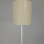 Vintage Hanglamp Met Kap Van Rotan, Palmblad En Stof, Jaren 70 thumbnail 12