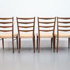 Set Van 4 Vintage Eetkamerstoelen Pastoe St 09 thumbnail 10