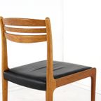 Set 5 + 1 Deense Vintage Eetkamerstoelen Stoelen thumbnail 12