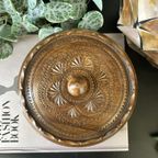 Opbergdoos Rond Handmade Hout Vintage thumbnail 2