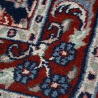 Mooi Gekleurd Blauw Oosters Tapijt/ Vloerkleed Met Een Floraal Patroon, 150 X 90 Cm thumbnail 3