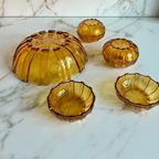 Josef Inwald Art-Deco Glazen Schalen Set thumbnail 11