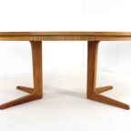 Bernhard Pedersn And Son Eiken Ronde 2x Verlengbare Eettafel Tafel Vintage 'bogvad' Deens Design thumbnail 11