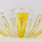 August Walther & Sohne Persglas Schaal Geel 1970’s thumbnail 4
