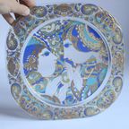 Glass Plate By Bjorn Wiinblad For Rosenthal, 1977 thumbnail 4