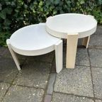 Cassina Gianfranco Frattini Bijzettafels 1970S thumbnail 4