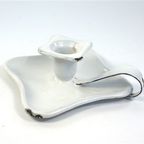Oude Emaille Blaker / Kandelaar Brocante thumbnail 3
