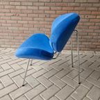 Retro Fauteuil Design Stoel Blauwe Fauteuil thumbnail 7