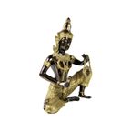 Brons Boeddha Sculptuur Beeld Thailand Gouden Khon Godin 23Cm thumbnail 10