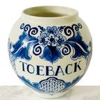 Delftsblauwe Tobacco Pot 1950 Velsen Keramiekfabriek thumbnail 4