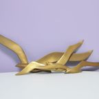 Set X3 Bronzen Gouden Wandvogels thumbnail 2