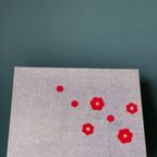 Vintage Set Van 6 Vlinder Coupes Met Bijpassende Lepels thumbnail 5