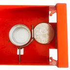 Vintage Rechaud Brabantia Warmhoudplaatje Oranje 1970’s thumbnail 3