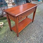 Engelse Sidetable Met Uitschuifbare Bladen thumbnail 5