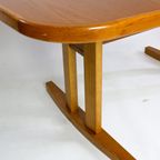 Vintage Deense Uitschuifbare Eettafel Tafel Massief Teak thumbnail 8