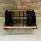 Vintage Grammofoonrek Hout, Jaren 50 thumbnail 8