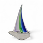 Murano Glass / Sailing Boat / 1980s thumbnail 16